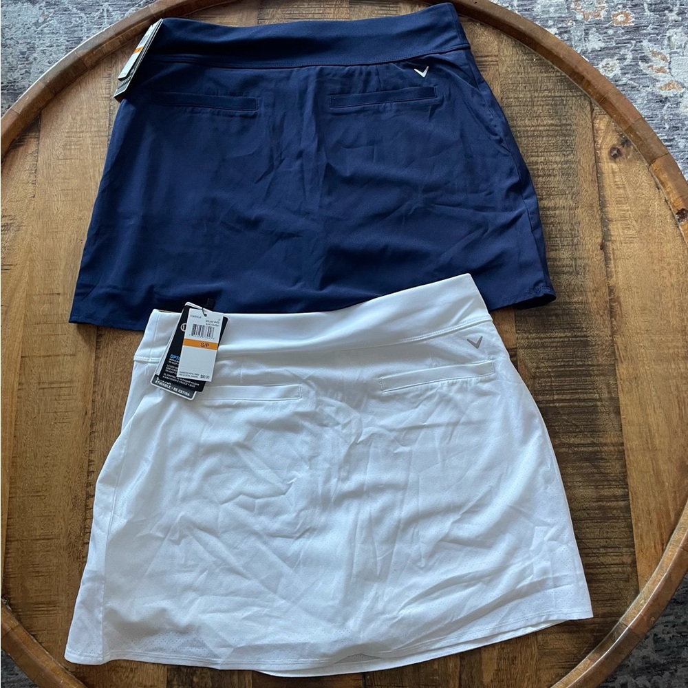 Callaway Navy and White Sporty Skirt Set